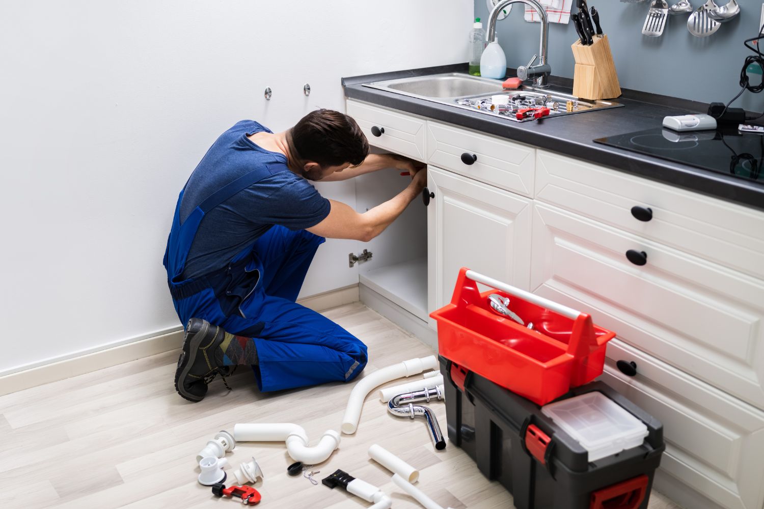 Lavabo gideri ve bağlantı kontrolü
